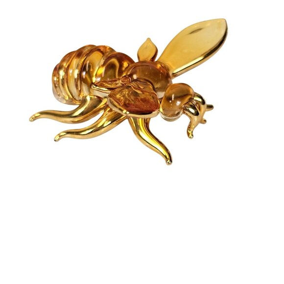 The Taste of Honey About Face Designs Messenger VTG Glass HoneyBee Figure w/ Box - Picture 2 of 16
